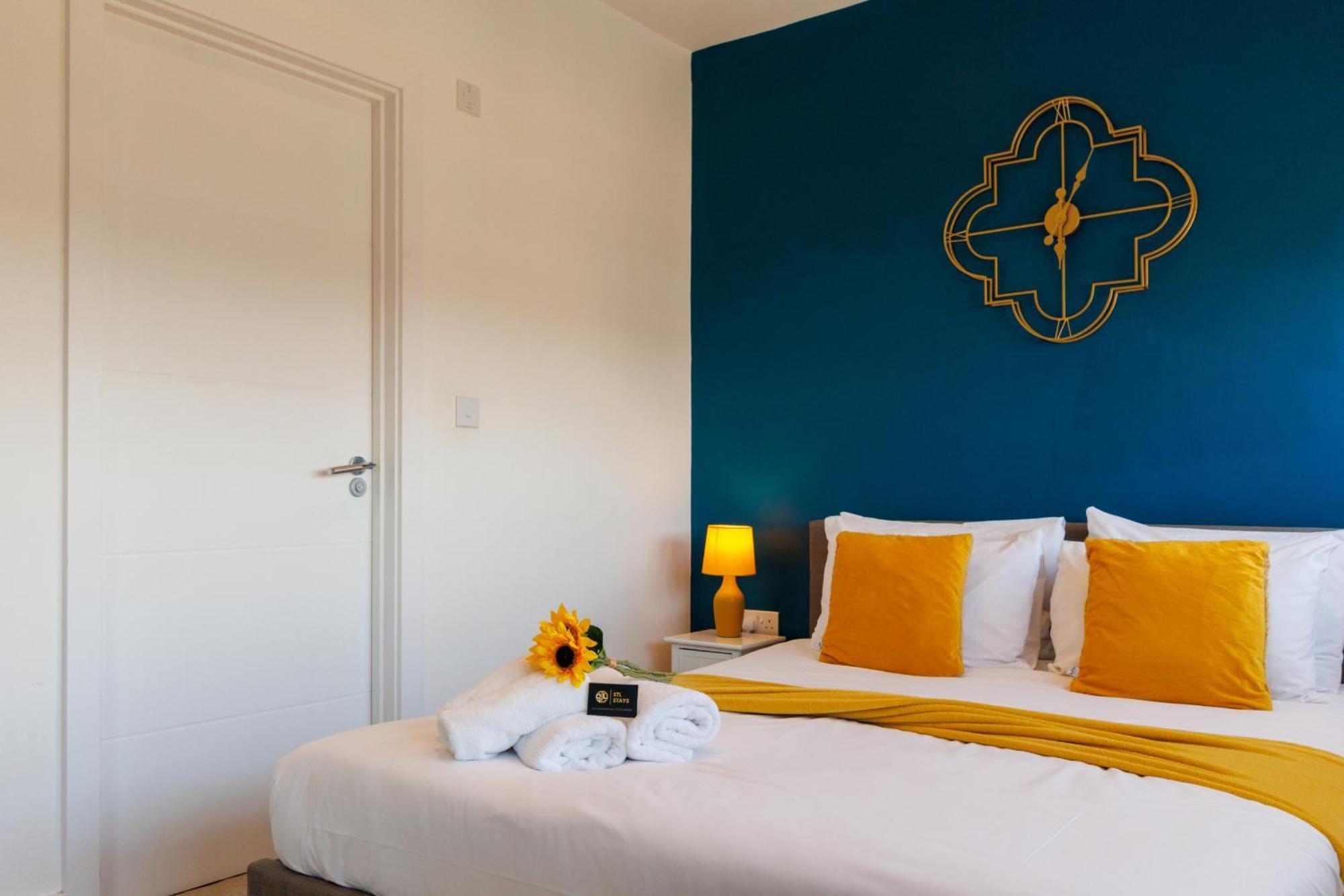 City Centre, Sleeps 7, Stunning Views & Parking, Interconnected Rooms Long Stay Work Contractor Leisure, Diamond Penthouse Кембридж Экстерьер фото