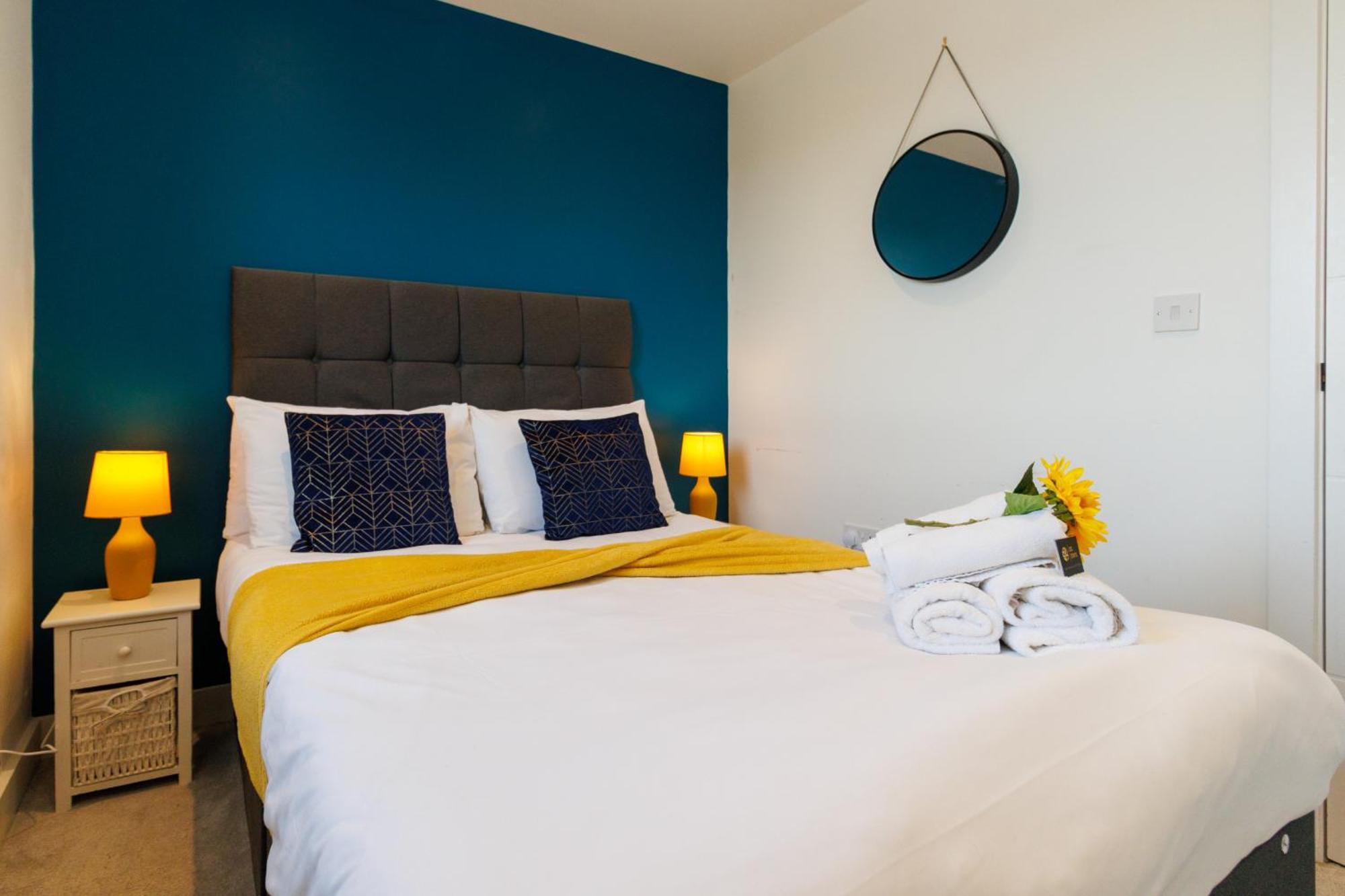 City Centre, Sleeps 7, Stunning Views & Parking, Interconnected Rooms Long Stay Work Contractor Leisure, Diamond Penthouse Кембридж Экстерьер фото